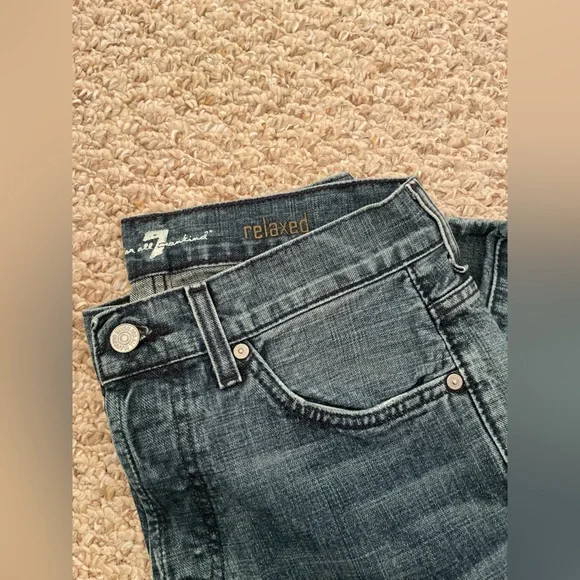 7 for all mankind Men’s Relaxed Straight Fir Jeans